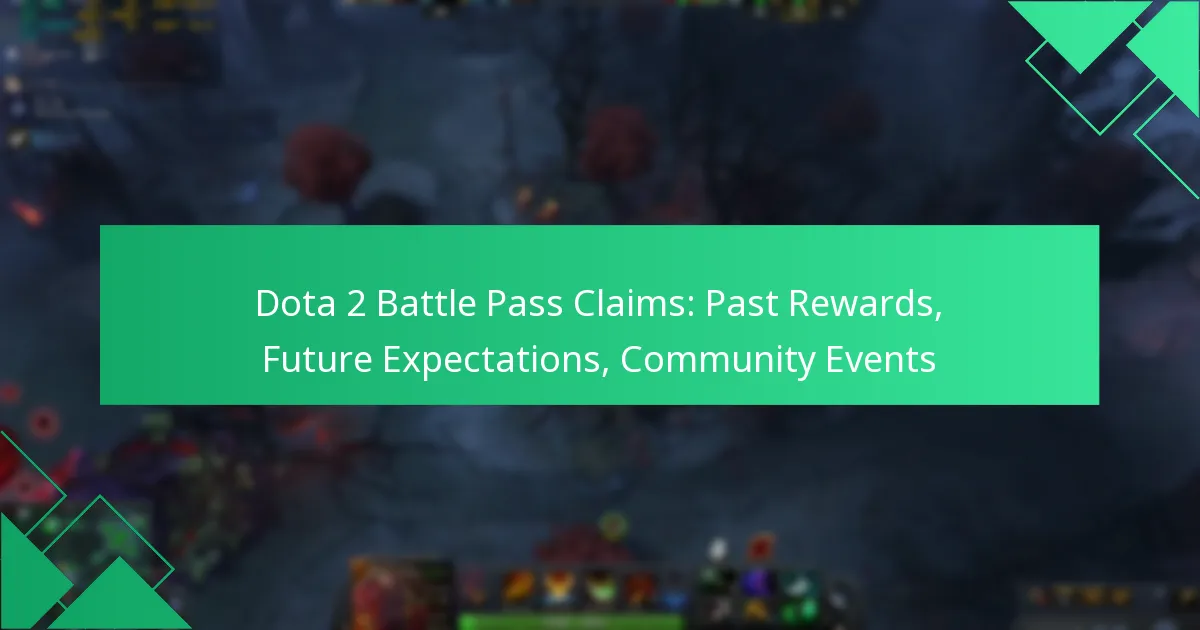 Dota 2 Battle Pass Claims: Past Rewards, Future Expectations, Community Events
