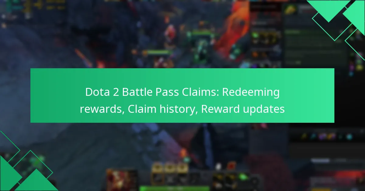 Dota 2 Battle Pass Claims: Redeeming rewards, Claim history, Reward updates
