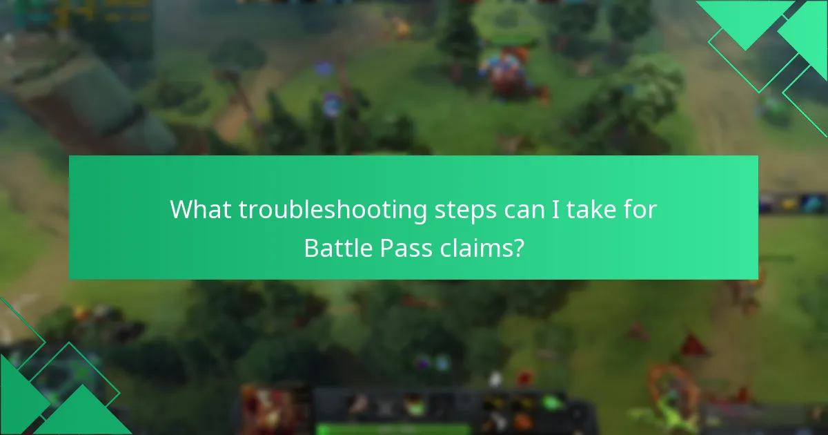 What are the common issues faced when claiming Battle Pass rewards?